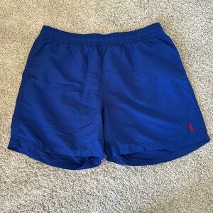 Ralph Lauren Mens XL blue swim trunks